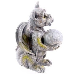 Dragon Garden Ornament Holding Egg