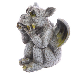 Garden Dragon Ornament Looking Sad