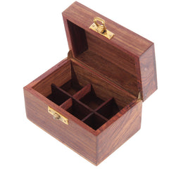 Sheesham Wood Essential Oil Box (holds 6 bottles)