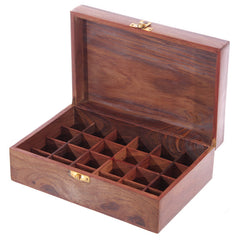 Sheesham Wood Essential Oil Box (holds 24 bottles)